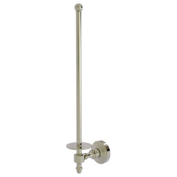 Retro Wave Wall-Mount Paper Towel Holder, Polished Nickel