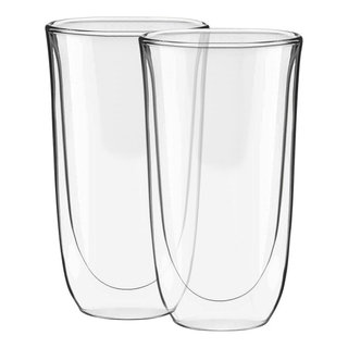 JoyJolt Savor Double Wall Insulated Glasses Espresso Mugs (Set  of 2) - 5.4-Ounces: Irish Coffee Glasses