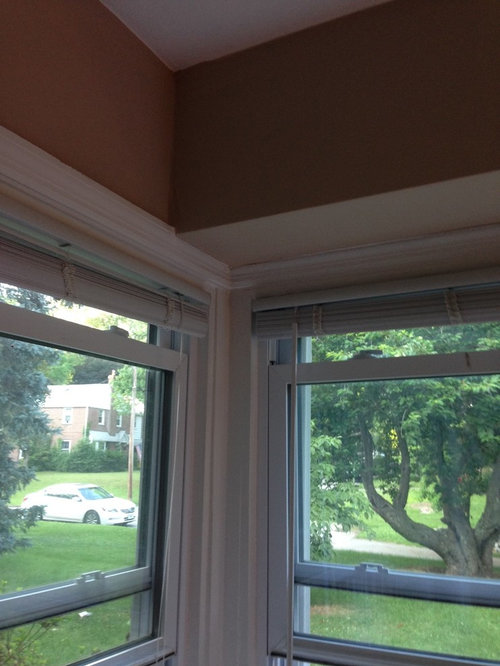 help! how can I use curtains for difficult corner window?