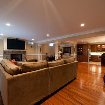 A Home in the Basement Adds Space for Family in Ashburn, Virginia