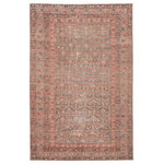 Vibe by Jaipur Living - Machine Washable Vibe by Jaipur Living Estienne Trellis Area Rug, 7'6"x9'6" - The Medea collection melds the timelessness of Persian designs with modern, livable style. The Estienne area rug boasts a softly faded, vintage motif in rich, earthy tones of rust, warm brown, and gray. This low-pile rug is made of soft polyester and features a one-of-a-kind antique rug digitally printed design.