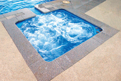 Inspiration for a small modern backyard pool in Perth.