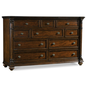 Hooker Furniture 5381-90002 Leesburg 68"W Southern Grand - Rich Traditional