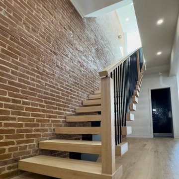 Project #145 | Modern Staircase Renovation in Victorian Townhouse