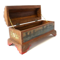 Hand Painted Thai Treasure Box - Decorative Boxes