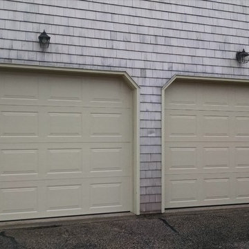 Almond Sectional Garage Door