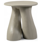 Meridian Furniture - Talence Aluminum End Table, Taupe - Indulge in the allure of the Taupe Talence End Table by Meridian Furniture. Its captivating design and luxurious Taupe elevate any space with effortless elegance. Crafted with precision and durability in mind, this stunning piece becomes the focal point of gatherings, fostering moments of connection and warmth. Embrace sophistication and style with the Talence End Table, a testament to exquisite taste and timeless beauty.