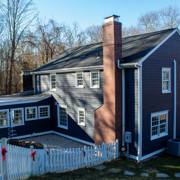 James Hardie Deep Ocean Siding in Wilton, CT