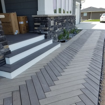 Barn Plank Paver Sidewalk
