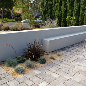 Modern Desert Style: a Water-Wise Front Yard Patio & Garden