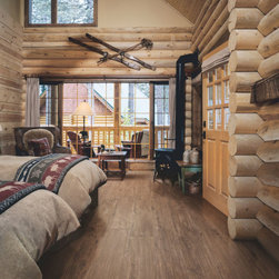 Logwood Porcelain Tile - Nut - Wall And Floor Tile