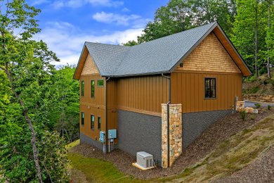 Example of a mountain style shed design in Other