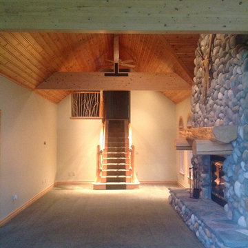 Evermore Game Room | Before Renovation | Walloon Lake