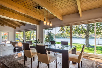 Transitional dining room photo in Other