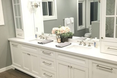 Example of a transitional bathroom design in DC Metro