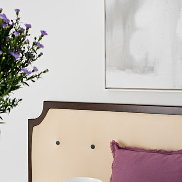 Custom Upholstered Banquette for an Elegant Dining Nook