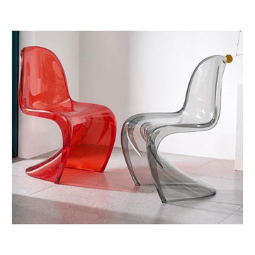 Clear Lucite Acrylic Dining Chairs