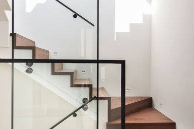 Inspiration for a contemporary staircase remodel in Hong Kong