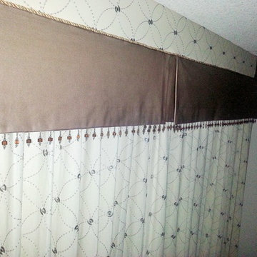 Custom-made drapery panels