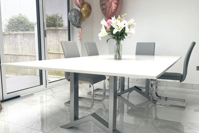 Photo of a contemporary dining room in Essex.