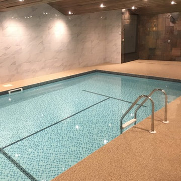 Hotel California swimming pool paving