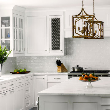 Mt. Kisco Classic White Family Kitchen
