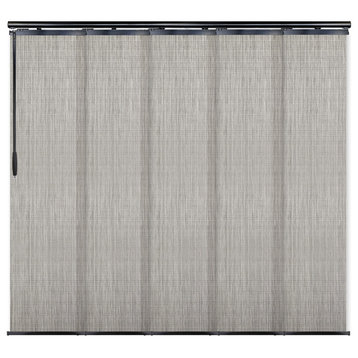 Arias 5-Panel Track Extendable Vertical Blinds 58-110"W