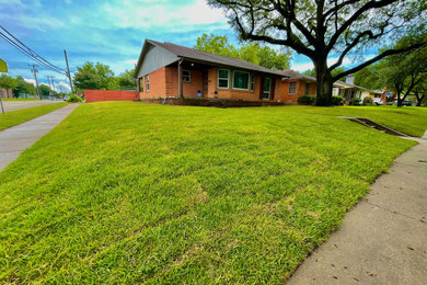 Dallas 10,000sqft lawn replacement