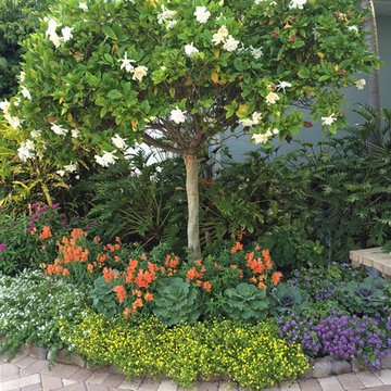 Layered flower beds