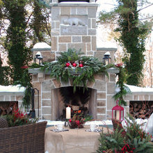 Christmas landscaping