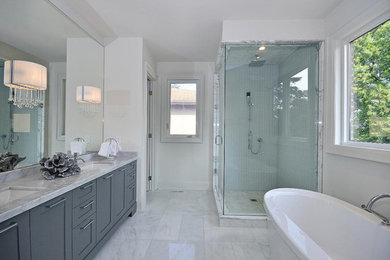 Bathroom - transitional bathroom idea in Toronto