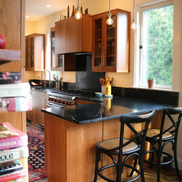 Black Soapstone Kitchen