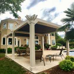 Poolside Arcadia Pergola- Lake Norman, NC - Pergolas