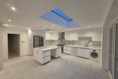 Contemporary kitchen in London.