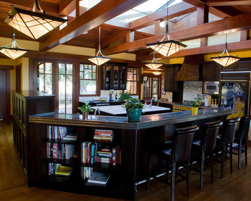 Eklektische Küchen mit Zink-Arbeitsplatte Ideen, Design & Bilder | Houzz