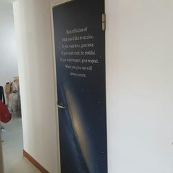 "Galaxy" Themed Bomb Shelter Door Art - Home Accessories & Decor