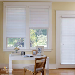 Home Office- Composite Blinds in White - Window Blinds