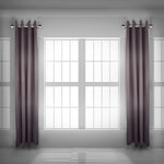 ROD DESYNE - 1.5" dia. Side Curtain Rod 12-20" Long, Set of 2, Satin Nickel - This side mount curtain rod will add alluring style and refined touch to your window treatment and home decor.