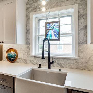 Small Transitional Kitchen Design Potomac, MD