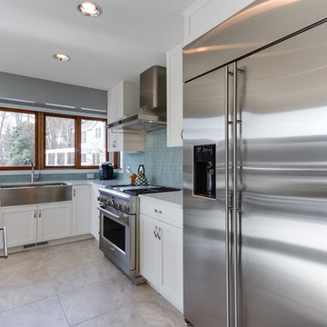 Modern White Kitchen Remodel Arnold, MD
