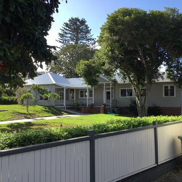 Guest wing with new entry and verandah