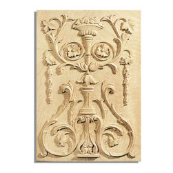 Inviting Home Inc. - Pasadena Door Panel, Cherry Wood, Pn12Ch/Pl6 - Wall Accents