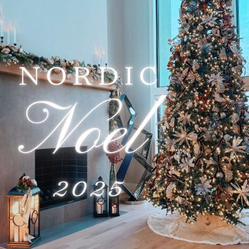 Christmas Decorating Nordic Noel Theme