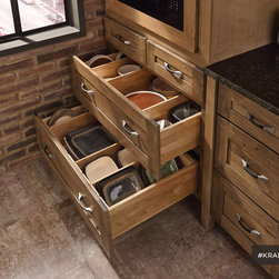 KraftMaid: Adjustable Kitchen Drawer Dividers - Kitchen Drawer Organizers
