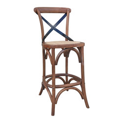 Toulon Counter Stool in Vintage Oak - Bar Stools And Counter Stools