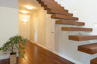 Example of a staircase design in Calgary