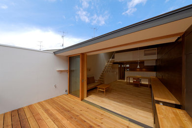 Example of a balcony design in Kyoto