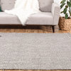 4'x6' Andes Gray Jute Area Rug