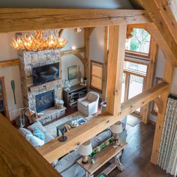 Beautiful lakefront Timber Frame