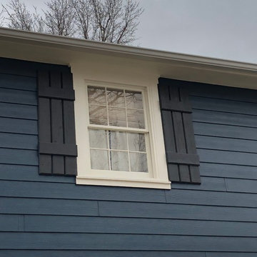 James Hardie siding replacement. Gale Force paint